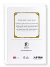 Jingle bells music score : 8 cards Ezen Designs - Jingle bells music score - Greeting Card - Back