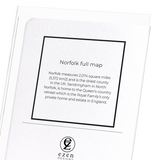 Norfolk full map (Pack of 8 cards) Norfolk full map (Pack of 8 cards)