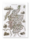 Scotland (1851) : 8 cards Ezen Designs - Scotland (1851) - Greeting Card - Front