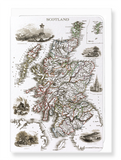 Scotland (1851) : 8 cards Ezen Designs - Scotland (1851) - Greeting Card - Front