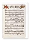 Jingle bells music score : 8 cards Ezen Designs - Jingle bells music score - Greeting Card - Front