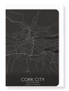 Cork City  full map (Pack of 8 cards) Cork City  full map (Pack of 8 cards)