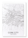 Cork City  full map (Pack of 8 cards) Cork City  full map (Pack of 8 cards)