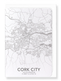 Cork City  full map (Pack of 8 cards) Cork City  full map (Pack of 8 cards)