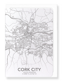Cork City  full map (Pack of 8 cards) Cork City  full map (Pack of 8 cards)