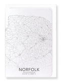 Norfolk full map (Pack of 8 cards) Norfolk full map (Pack of 8 cards)