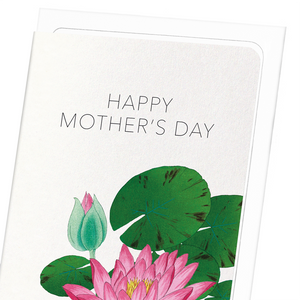 Image Title Mother’s day waterlily (Pack of 8 cards)