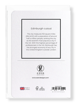 Edinburgh cutout (Pack of 8 cards)