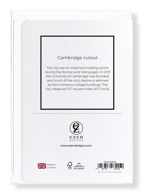 Cambridge cutout (Pack of 8 cards)