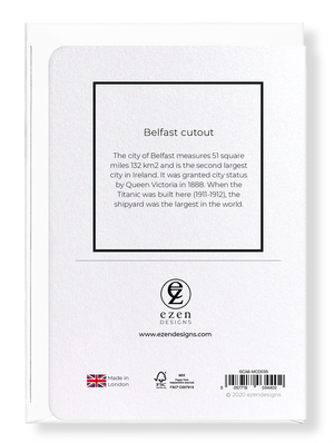 Belfast cutout (Pack of 8 cards)