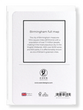 Birmingham full map (Pack of 8 cards)