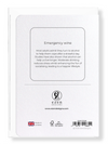 Ezen Designs - Emergency wine - Greeting Card - Back