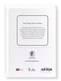 Ezen Designs - Birthday best wishes - Greeting Card - Back