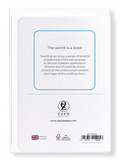 Ezen Designs - The world is a book - Greeting Card - Back