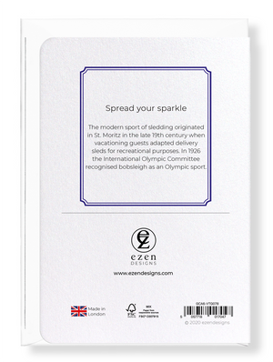 Ezen Designs - Spread your sparkle - Greeting Card - Back