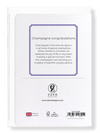 Ezen Designs - Champagne congratulations - Greeting Card - Back