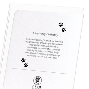 A barking birthday (Pack of 8 cards)