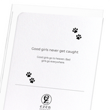 Good girls never get caught (Pack of 8 cards)