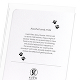 Alcohol and milk  (Pack of 8 cards)