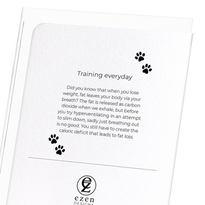 Training everyday (Pack of 8 cards)