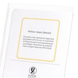 Yellow roses (Pack of 8 cards)