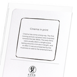 Cinema in print (Pack of 8 cards)