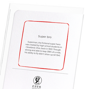 Super bro (Pack of 8 cards)