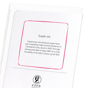 Super sis (Pack of 8 cards)