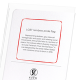 LGBT rainbow pride flag (Pack of 8 cards)