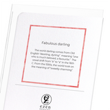 Fabulous darling : 8 cards