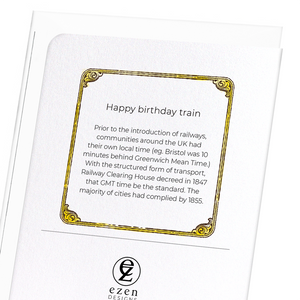 Happy birthday train : 8 cards