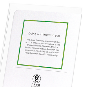 Doing nothing with you : 8 cards