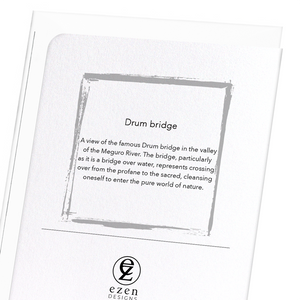 Drum bridge (Pack of 8 cards)