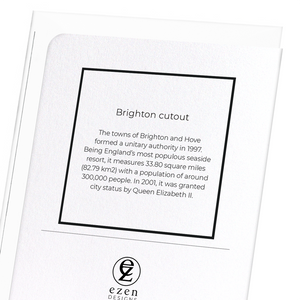 Brighton cutout (Pack of 8 cards)