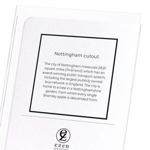 Nottingham cutout (Pack of 8 cards)