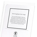 Birmingham full map (Pack of 8 cards)