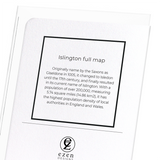 Islington full map (Pack of 8 cards)