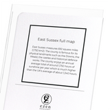 East Sussex full map (Pack of 8 cards)