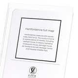 Hertfordshire full map (Pack of 8 cards)