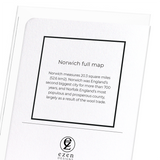 Norwich full map (Pack of 8 cards)