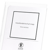 Herefordshire full map (Pack of 8 cards)