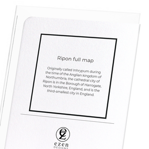 Ripon full map (Pack of 8 cards)