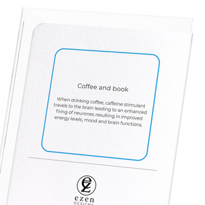 Coffee and book (Pack of 8 cards)