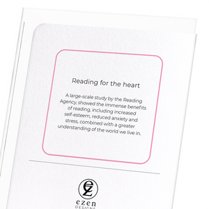 Reading for the heart (Pack of 8 cards)