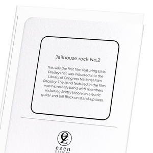 Jailhouse rock No.2 (Pack of 8 cards)