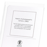 Patent of photographic camera  (1962) (Pack of 8 cards)