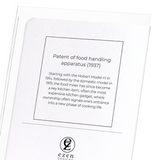 Patent of food handling apparatus (1937) (Pack of 8 cards)