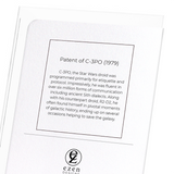 Patent of C-3PO (1979) (Pack of 8 cards)