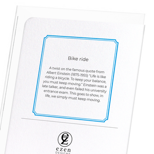 Bike ride (Pack of 8 cards)