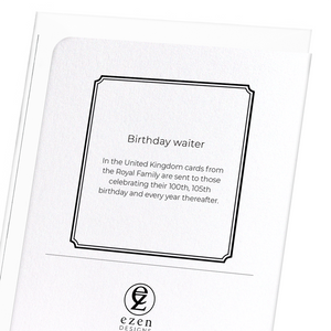 Birthday waiter (Pack of 8 cards)